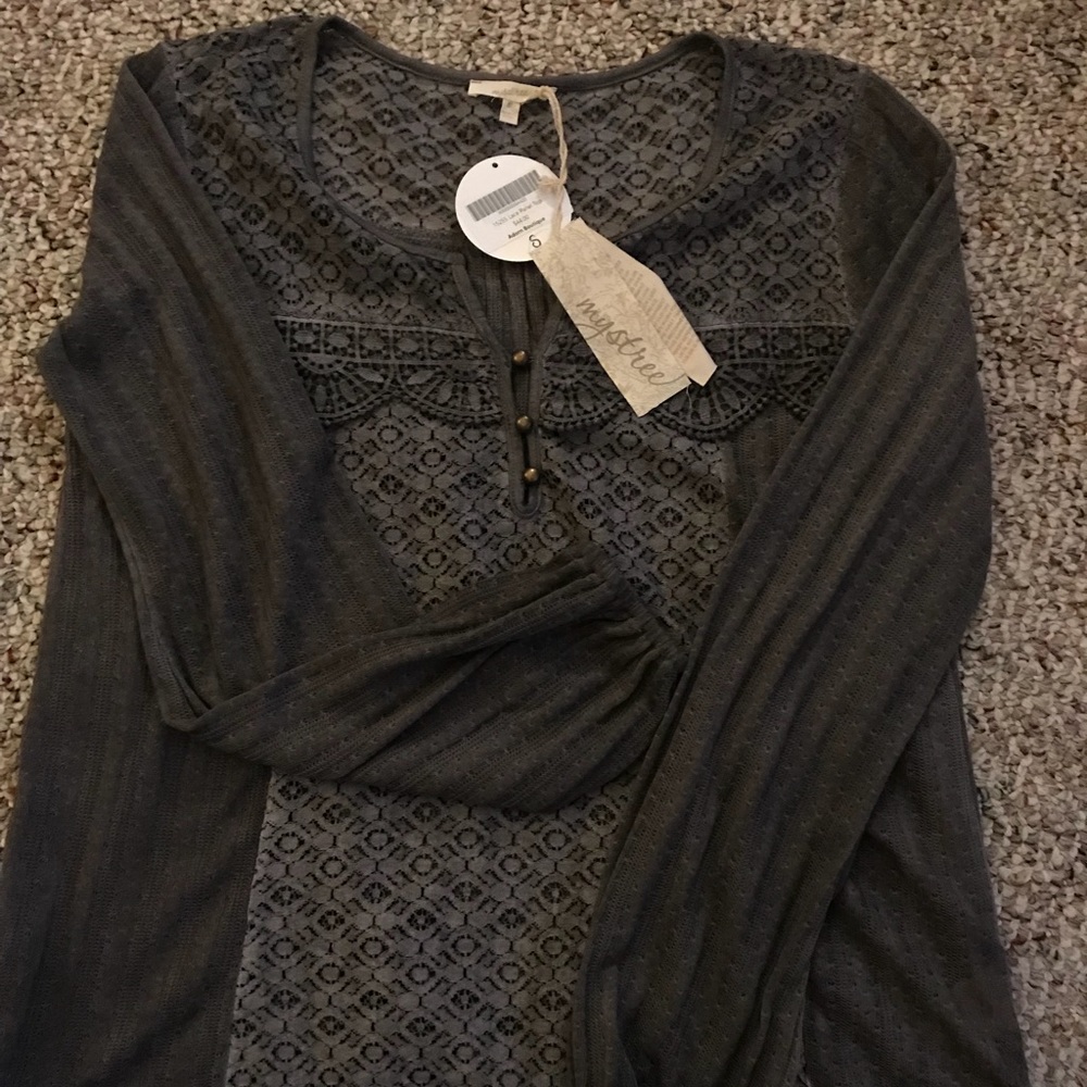 Lace Panel Top